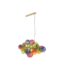 KDesign Lampa wisząca SCALA BALLS 124 cm wielokolorowa