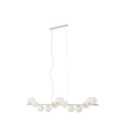 KDesign Lampa wisząca SCALA BALLS MILKY 150 cm beżowa