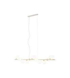 KDesign Lampa wisząca SCALA BALLS MILKY 150 cm beżowa