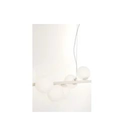 KDesign Lampa wisząca SCALA BALLS MILKY 150 cm beżowa