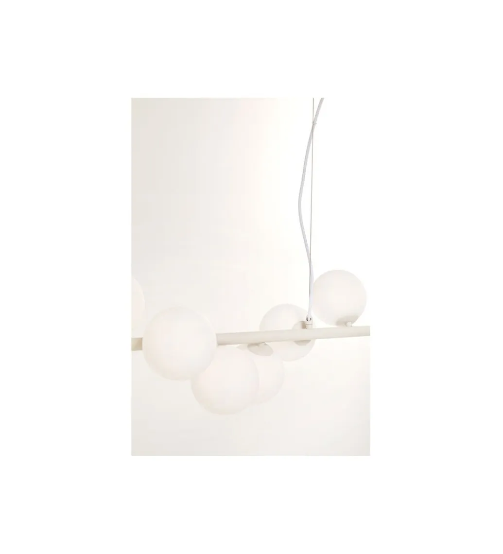 KDesign Lampa wisząca SCALA BALLS MILKY 150 cm beżowa