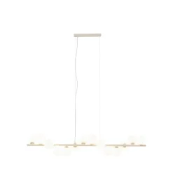 KDesign Lampa wisząca SCALA BALLS MILKY 150 cm beżowa