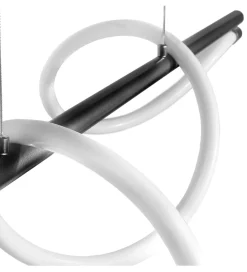 DOMENO Lampa wisząca SERPENTE 120 cm czarna