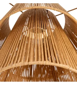 Zona-Design Lampa wisząca SEVEN 50 cm naturalna