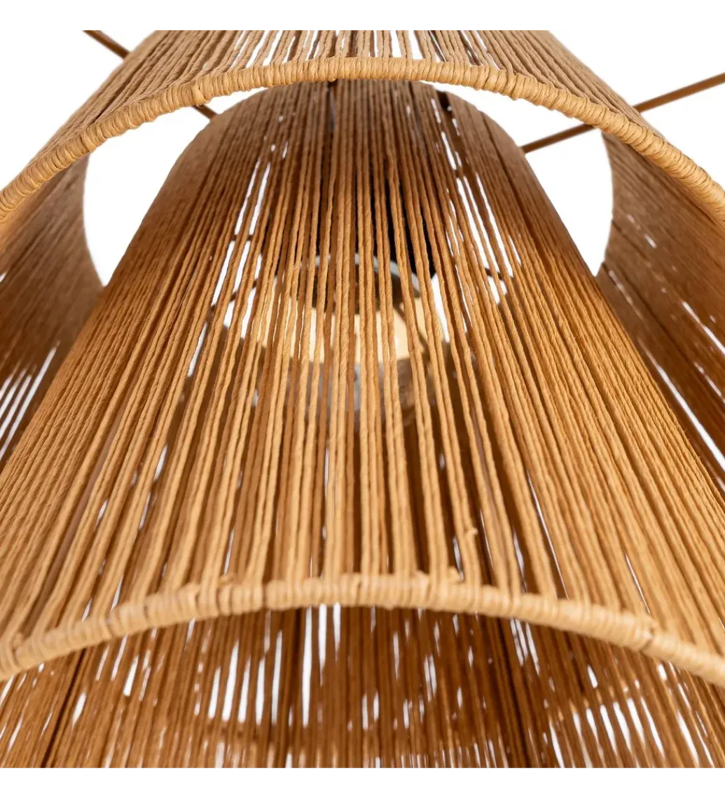 Zona-Design Lampa wisząca SEVEN 50 cm naturalna