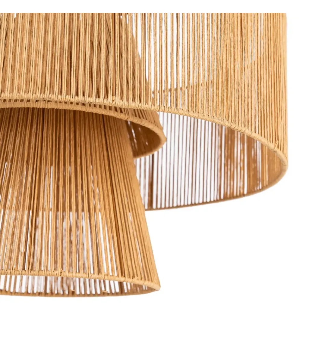 Zona-Design Lampa wisząca SEVEN 50 cm naturalna