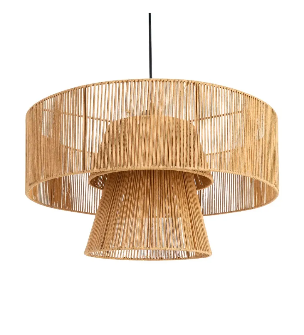 Zona-Design Lampa wisząca SEVEN 50 cm naturalna