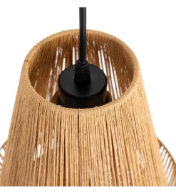 Zona-Design Lampa wisząca SEVEN 40 cm naturalna