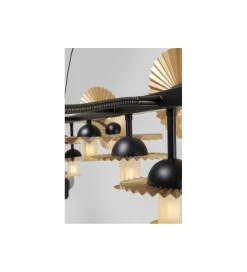 KDesign Lampa wisząca Soles 140 cm złota