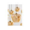 KDesign Lampa wisząca SPHERE AMBER TEN 160 cm złota