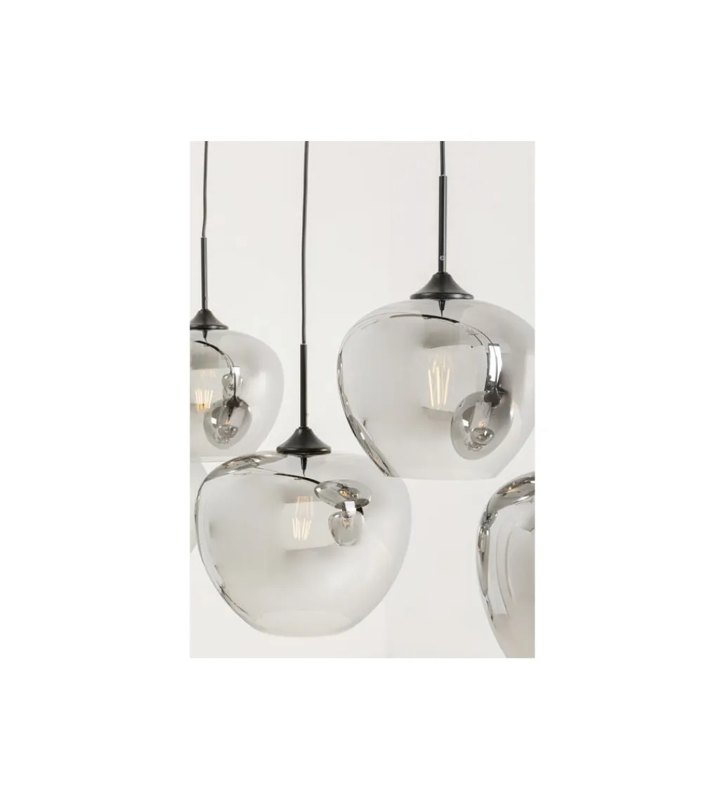 KDesign Lampa wisząca SPHERE FIVE 160 cm smoky