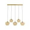 KDesign Lampa wisząca SPHERE FIVE 160 cm złota