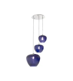 KDesign Lampa wisząca SPHERE NIGHT 45 cm niebieska