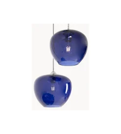KDesign Lampa wisząca SPHERE NIGHT 45 cm niebieska