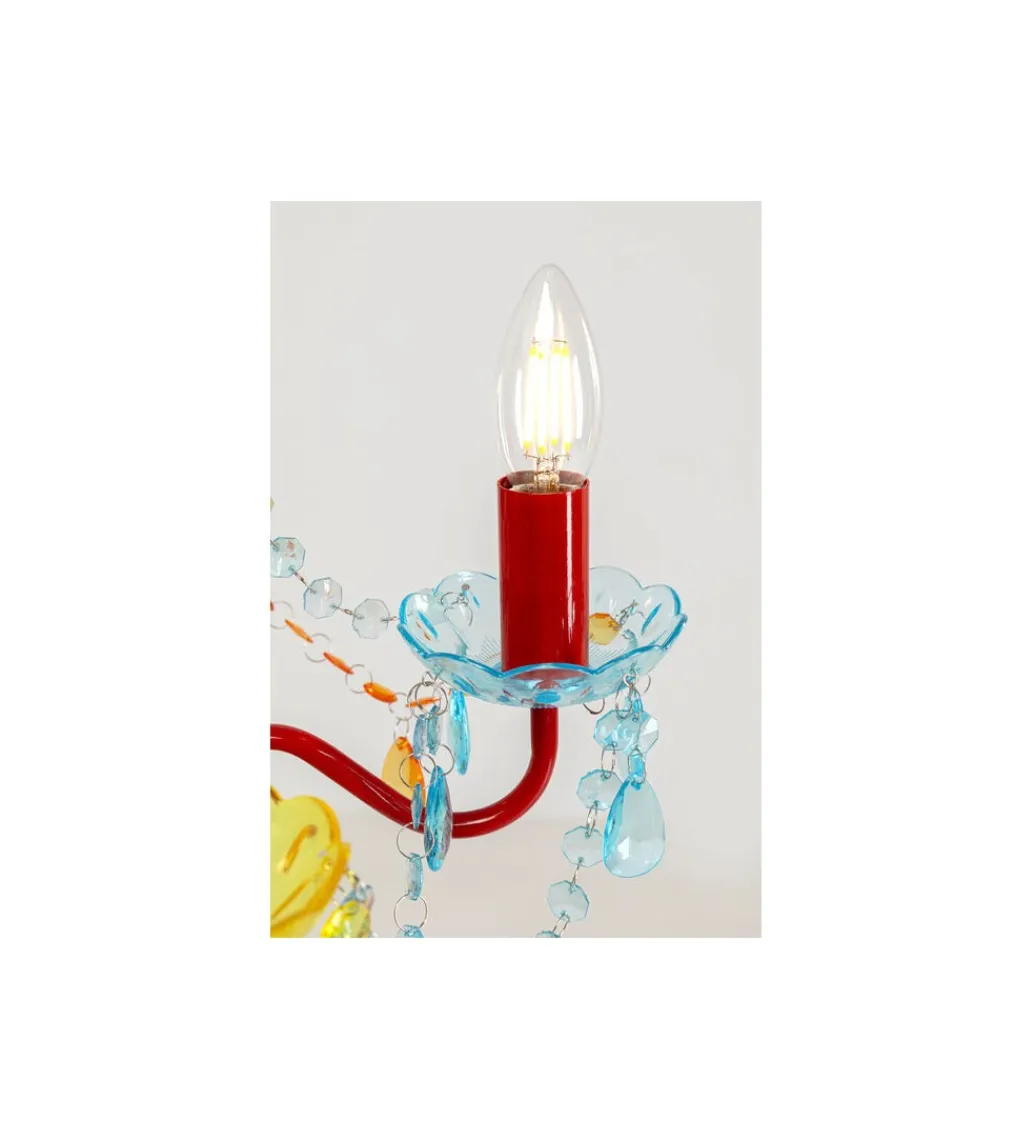KDesign Lampa wisząca STARLIGHT 45 cm tęczowa