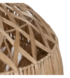 DENZO Lampa wisząca SUFRI 50 cm Naturalne włókno