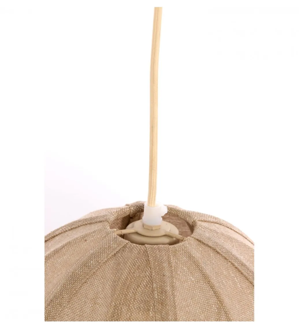 L&L Lampa wisząca SUKAU 50 cm juta naturalna