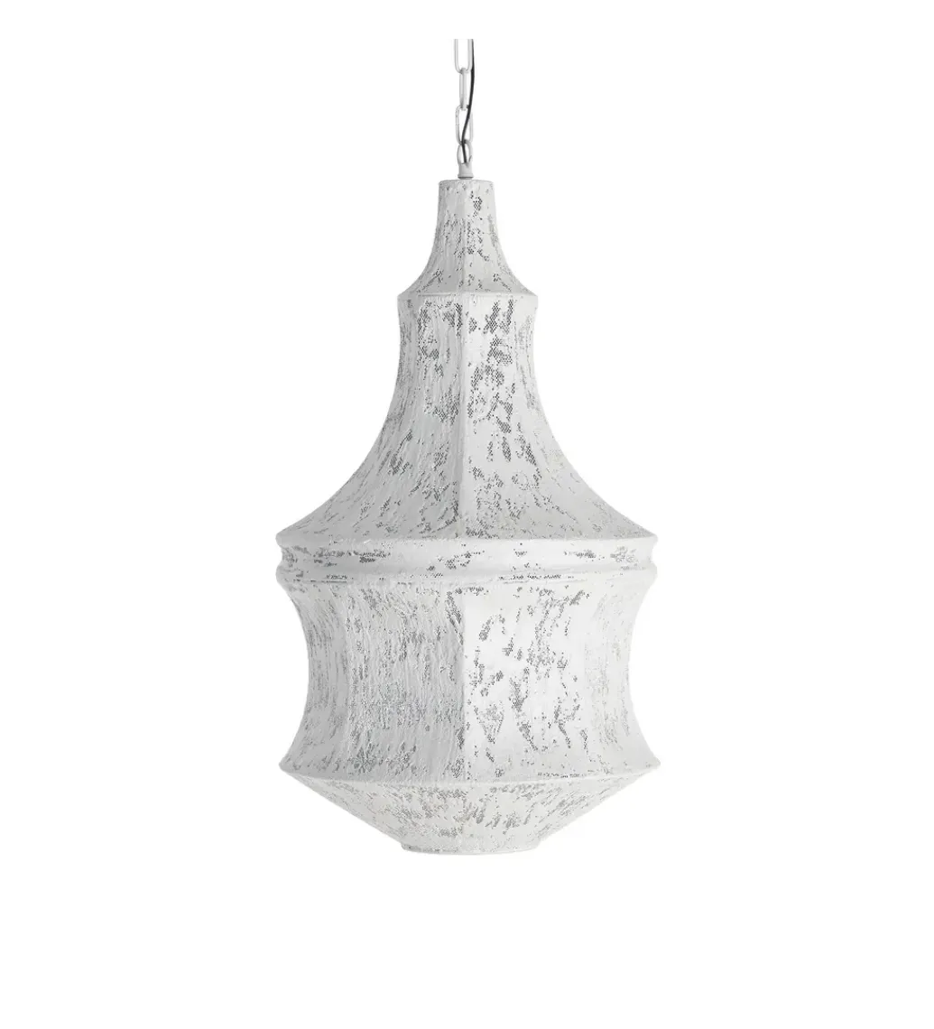 Zona-Design Lampa wisząca TECHAGE 84 cm biała