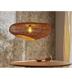 Imeri Lampa wisząca TECHO 80 cm rattan