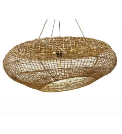Imeri Lampa wisząca TECHO 80 cm rattan