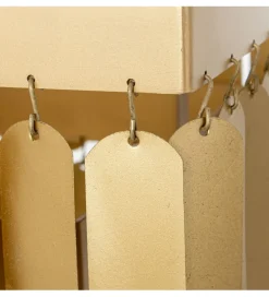 Exclusivas Lampa wisząca TECHO 40 cm złota