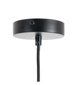 Zona-Design Lampa wisząca TEJA 25 cm lina papierowa ceglasty