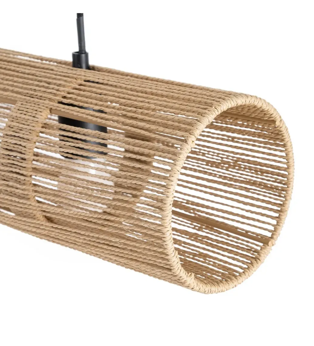 Zona-Design Lampa wisząca VAISE 60 cm kremowa
