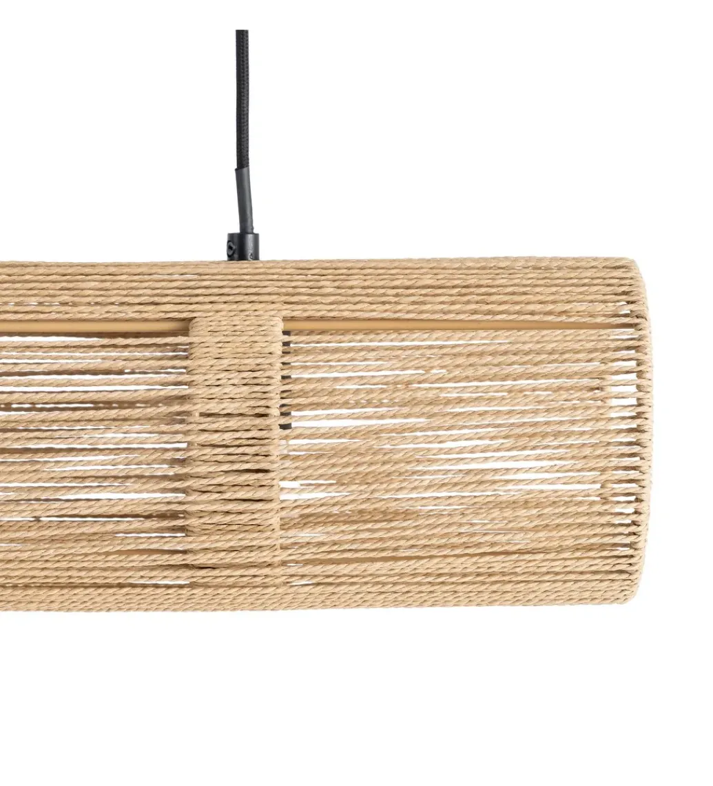 Zona-Design Lampa wisząca VAISE 60 cm kremowa