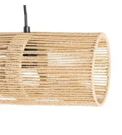 Zona-Design Lampa wisząca VAISE 100 cm kremowa