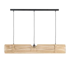 Zona-Design Lampa wisząca VAISE 100 cm kremowa