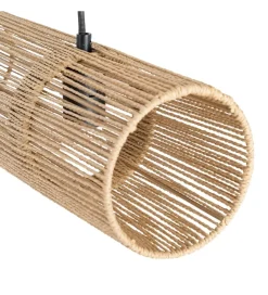 Zona-Design Lampa wisząca VAISE 100 cm kremowa
