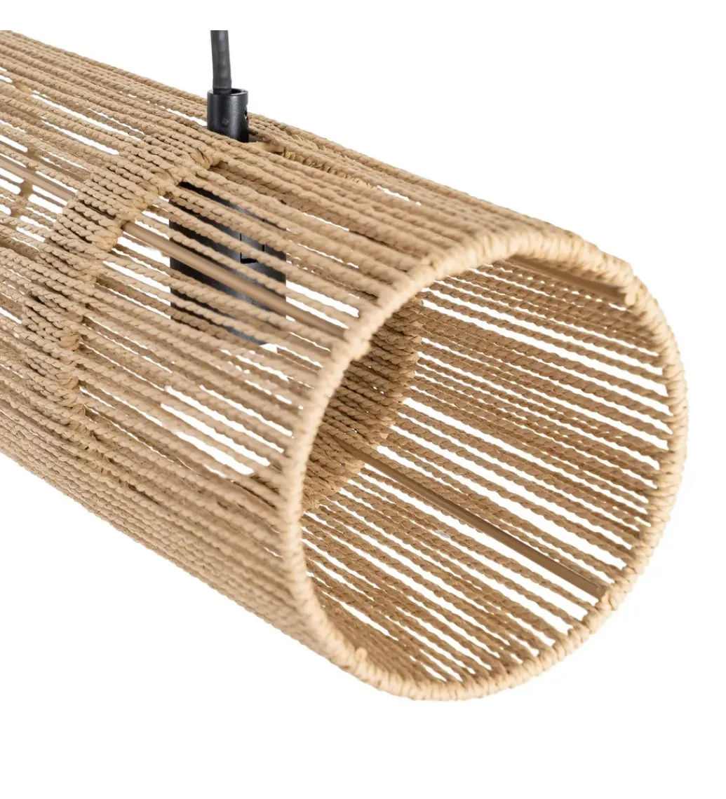 Zona-Design Lampa wisząca VAISE 100 cm kremowa