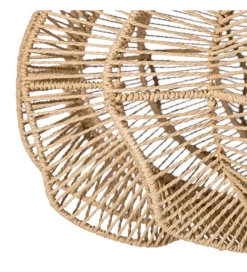 Zona-Design Lampa wisząca WAYRI 89 cm naturalna