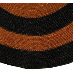 Zona-Design Lampa wisząca WRENKMA 60 cm pomarańczowo czarna