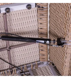 Zona-Design Leżak PISTON 200 cm rattan