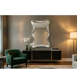 Invicta Interior Lustro ALICE 120 cm srebrny