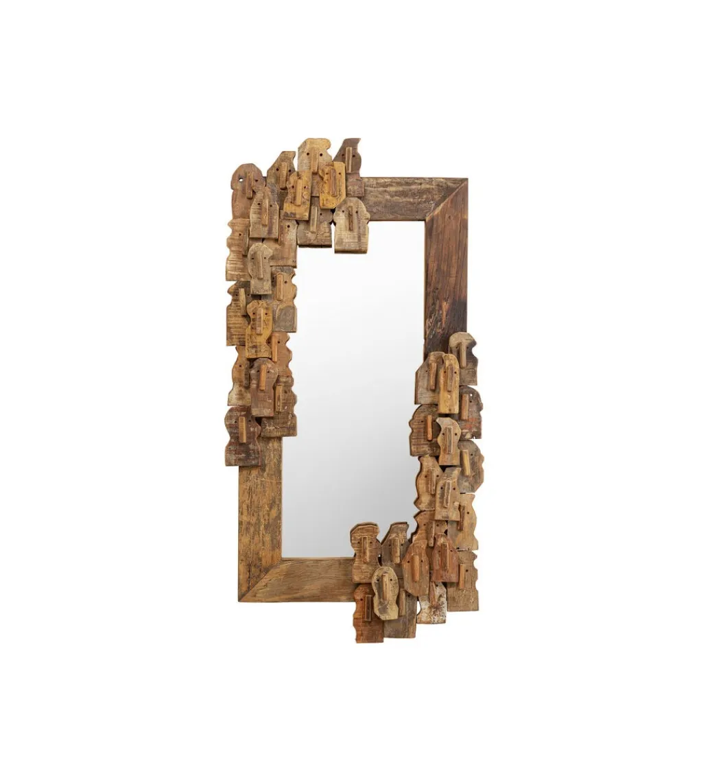 KARE Lustro BE MIND 90 x 160 cm drewno naturalne