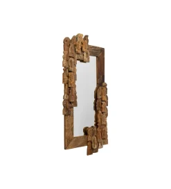 KARE Lustro BE MIND 90 x 160 cm drewno naturalne