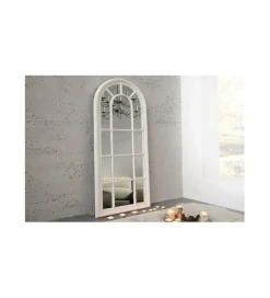 Invicta Interior Lustro Ścienne Castillo 140cm Grau Vintage białe
