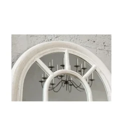 Invicta Interior Lustro Ścienne Castillo 140cm Grau Vintage białe