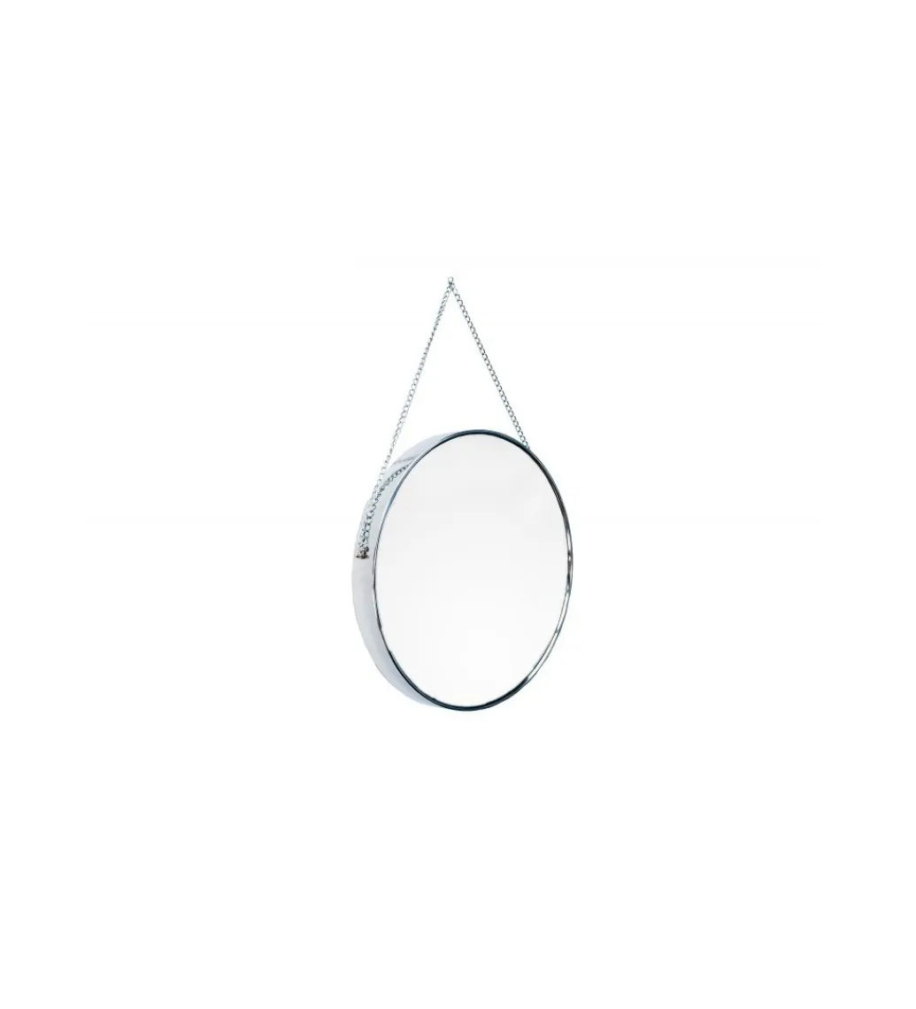 Invicta Interior Lustro ścienne Portret 45 cm srebrne