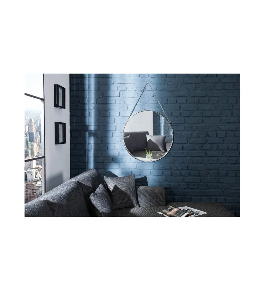 Invicta Interior Lustro ścienne Portret 45 cm srebrne