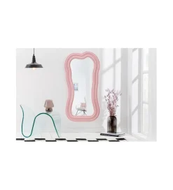 Invicta Interior Lustro ścienne RUBIO 100 cm różowe