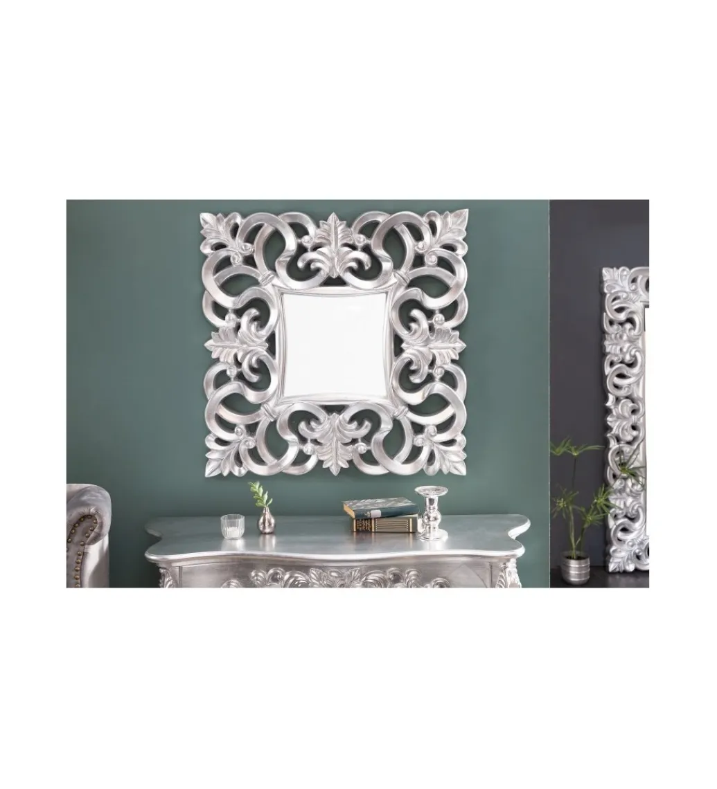 Invicta Interior Lustro ścienne Venice 75cm srebrne