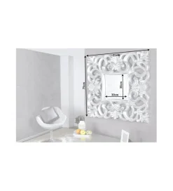 Invicta Interior Lustro ścienne Venice 75cm srebrne