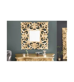 Invicta Interior - przedsprzedaż Lustro ścienne Venice 75cm złote