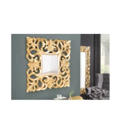 Invicta Interior - przedsprzedaż Lustro ścienne Venice 75cm złote