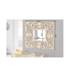 Invicta Interior - przedsprzedaż Lustro ścienne Venice 75cm złote