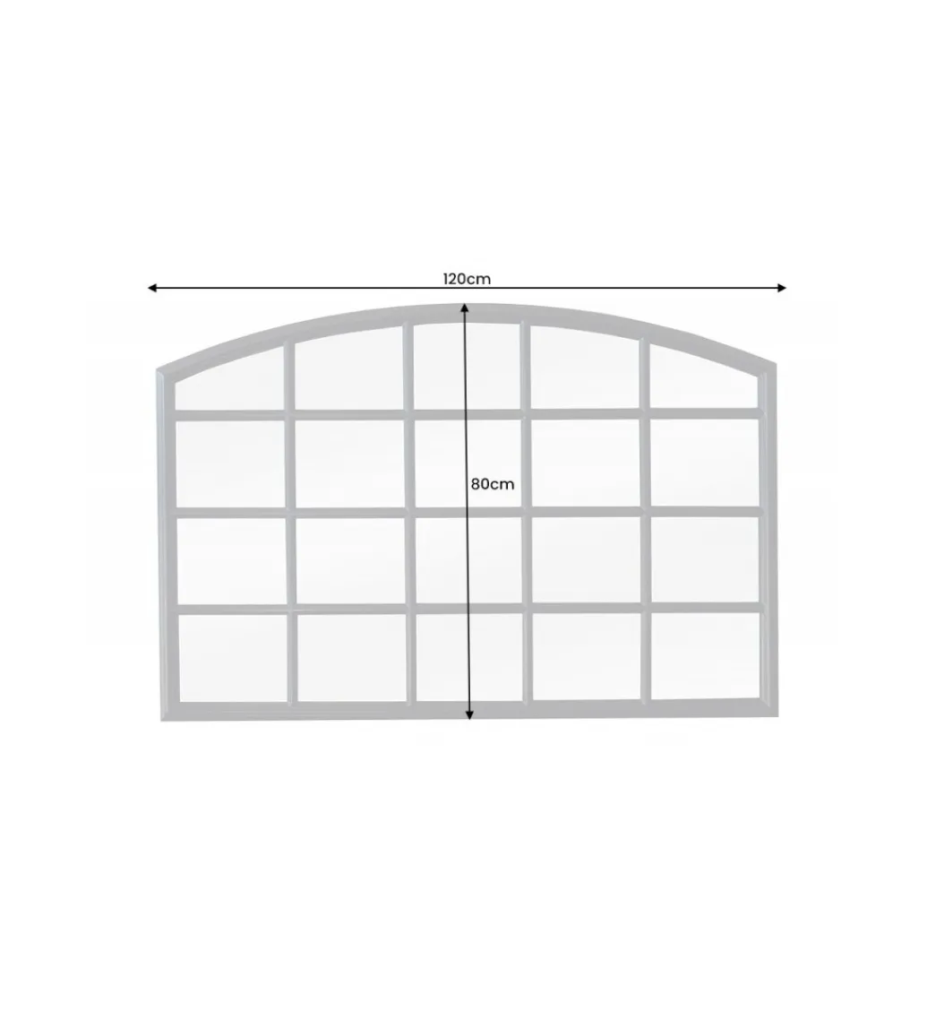 Invicta Interior Lustro CRUZ 120 cm czarne