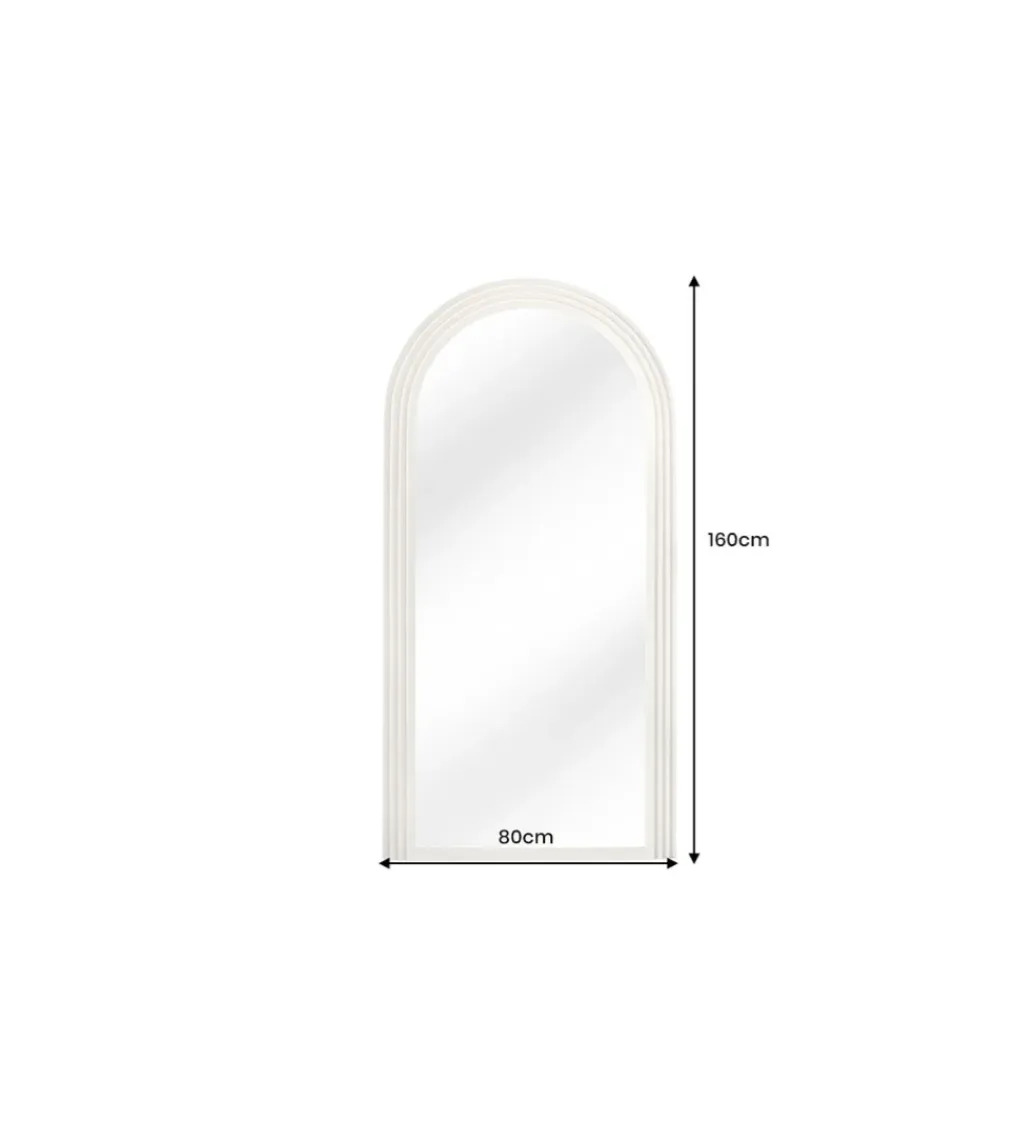 Invicta Interior Lustro KIRAZ ART DECO 160 cm białe
